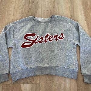 SISTERS sweatshirt by Zara 11/12